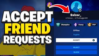 Friend requests fortnite not working? How to accept friend requests fortnite (2024)! Add friends