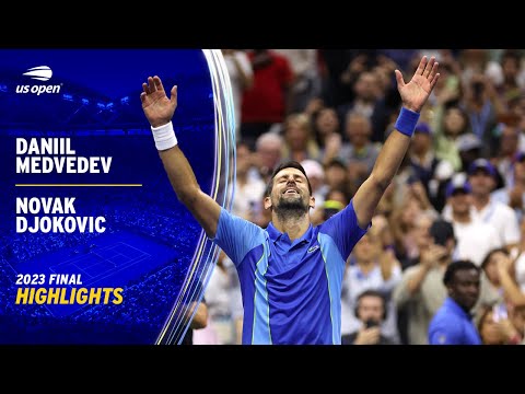 Daniil Medvedev vs. Novak Djokovic Highlights | 2023 US Open Final