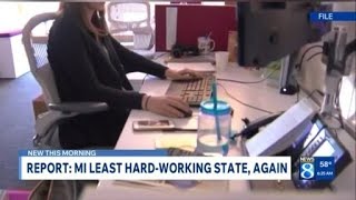 Report: MI least hard-working state, again