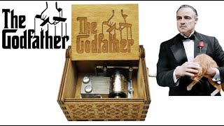 The Godfather Theme - Music box Hand crank wooden