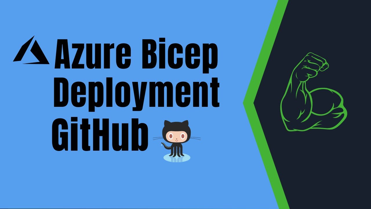 Deploy Azure bicep code with GitHub actions | GitHub workflow | GitHub actions