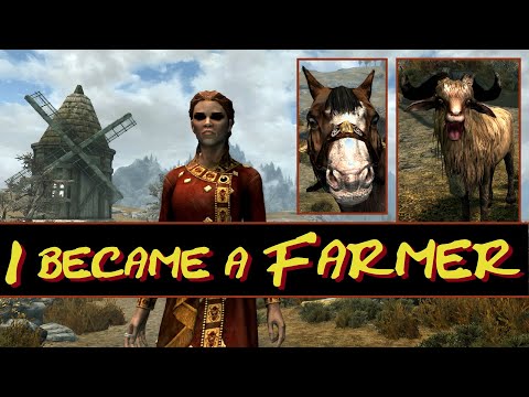 Skyrim Anniversary Edition - Fully expanded Goldenhills Plantation (Farming - Creation Club)