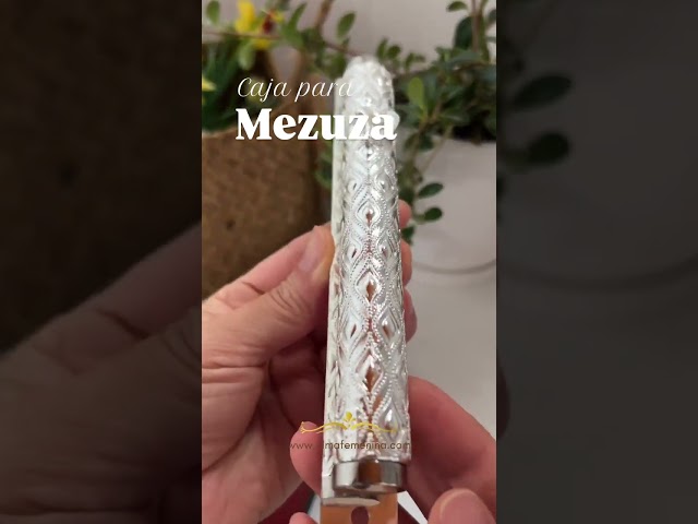 Vídeo relacionado con PRETYZOOM Mesuzá Pergamino Judaica Metal Puerta Judía Mesuzá Jerusalén Shema Bendición Mesuzá Religiosa Decoración de Jánuca para Puerta Pared Festival Decoración