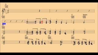 Cuddle Up a Little Closer-Chords/Notes/Lyrics/Backing Track