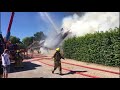 Brand in monumentaal pand Johannahoeve in Capelle aan den IJssel. Video: Duivestein