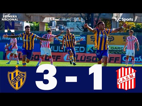Atlanta 3-1 San Martín (T) | Primera Nacional | Fecha 14 (Zona A)