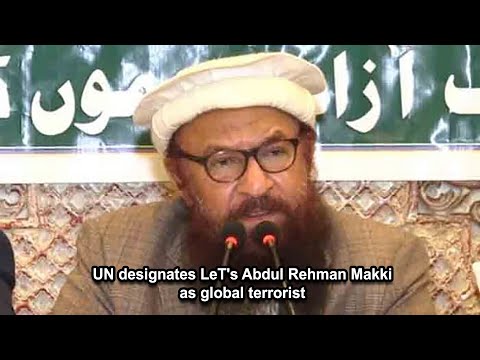 UN designates LeT's Abdul Rehman Makki as global terrorist