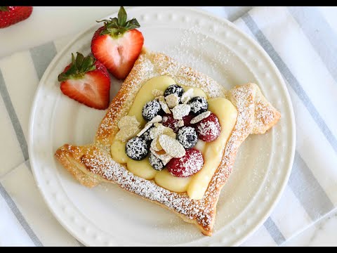 Berry Custard Pastry with Italian Crema Pasticcera