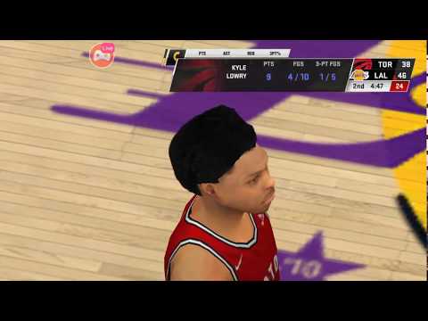 NBA 2K20 mobile My career game 9 vs Toronto no Commentary
