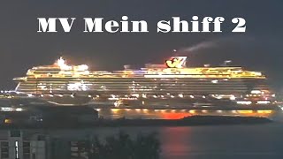 cruise ship MV Mein shiff 2 arriving to Bridgetown