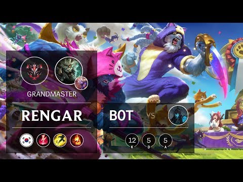 Rengar Bot vs Kalista - KR Grandmaster Patch 9.10
