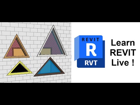 REVIT Triangular Parametric Window Family Tutorial