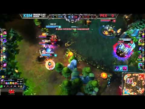 League Of Legends Huge Baron Steal Kabum VS PEX