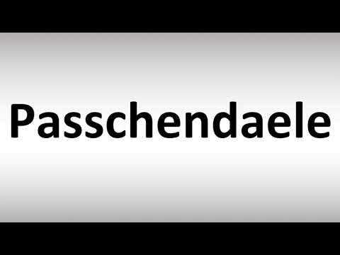 How to Pronounce Passchendaele