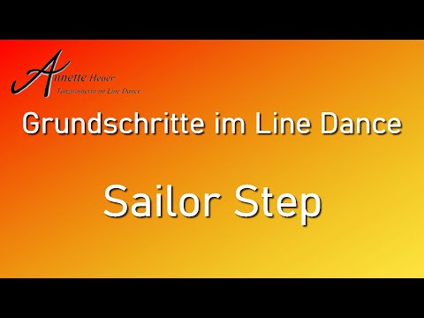 Grundschritte im Line Dance - Sailor Step