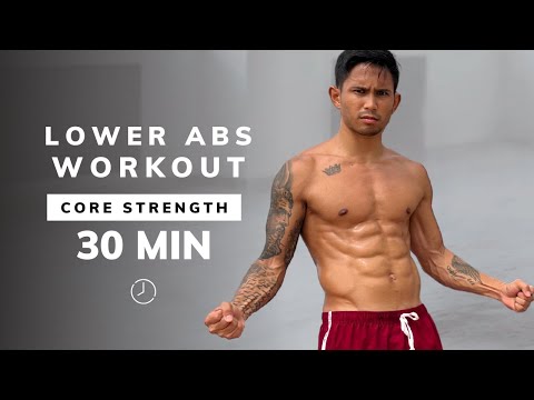 30 MIN LOWER ABS WORKOUT - Reduce Belly Fat + Lower Belly Burner (No Equipment)