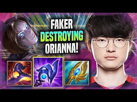 FAKER DESTROYING WITH ORIANNA! - T1 Faker Plays Orianna MID vs Vex! | Season 2022