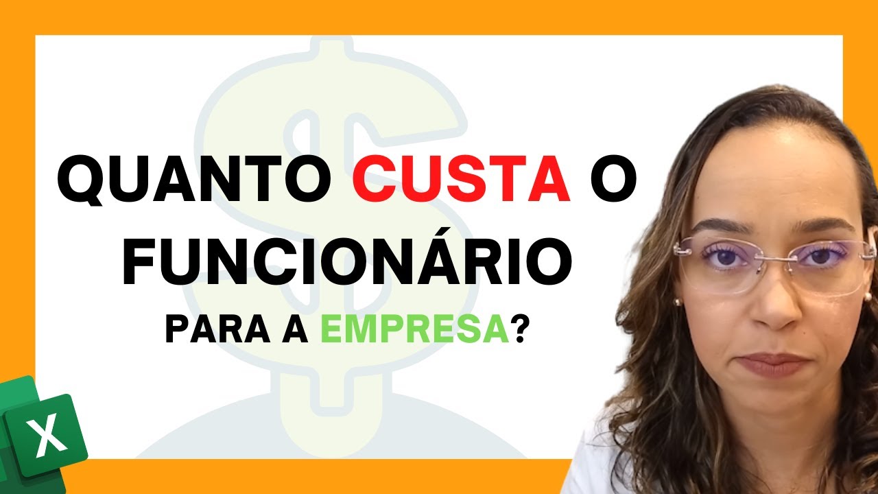 Cálculo do custo do funcionário no Excel