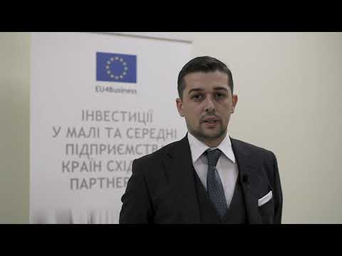 Інтерв'ю з координатором проектів з МСБ у ЄБРР Тимуром Халіловим на Форумі «ЛегПромЕкспорт» (7 листопада 2019 р.)