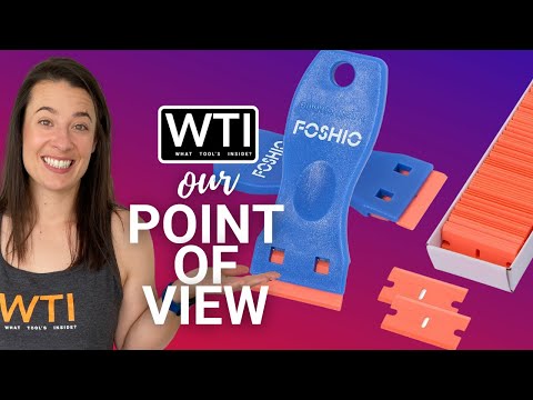 FOSHIO Plastic Razor Blade Scrapers - WTI product video review