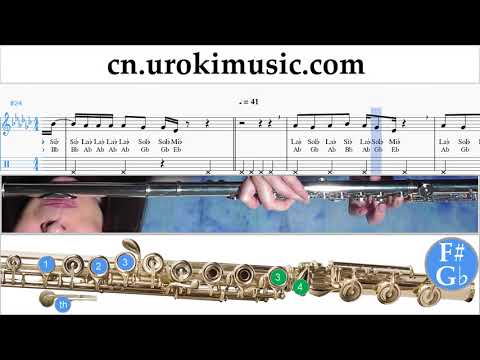 长笛教程 Demi Lovato - Tell Me You Love Me 简谱 第2部分 um-i791