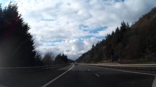Monday Drive North On M90 Motorway On Visit To Perth Pethshire Scotland