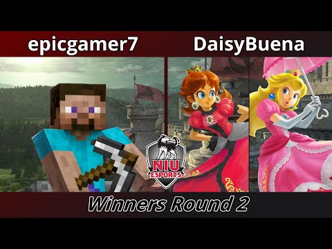 Smash From the Past - Winners Round 2 - epicgamer7 (Steve) vs DaisyBuena (Daisy, Peach)