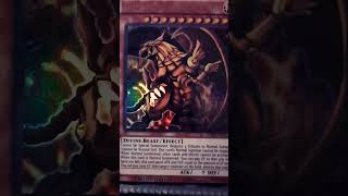 The Winged Dragon Of Ra Card #shortsfeed #yugiohtcg #shorts #yugioh #yugiohcards