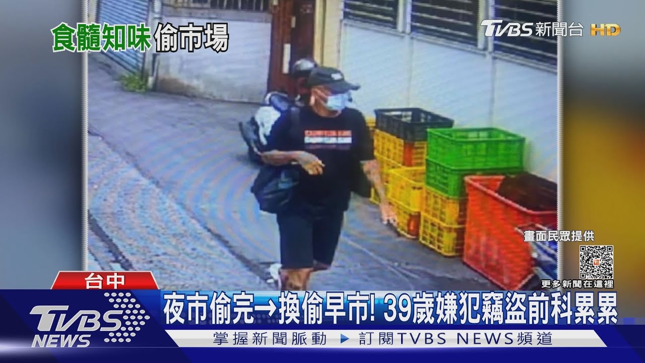 剛出警局再犯案！　嫌犯偷攤商阿姨5萬辛苦錢