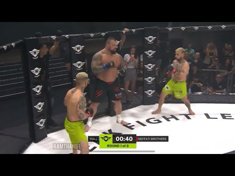 Eddie Hall vs Neffati Brothers Full Fight