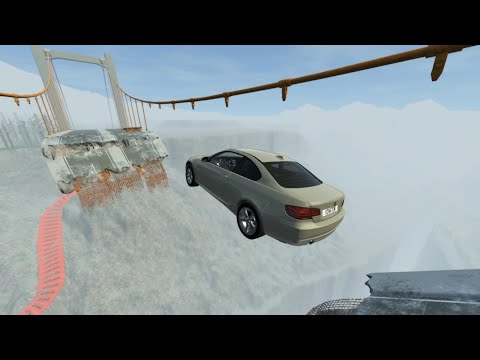 Cars Vs Incomplete Bridge Cars Crashes Compilation 2022 Ep - 016 | BeamNG.Drive | BeamNG High Speed