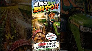 早朝の肥料やり！！【farming simulator 25】 #ファーム生活  #農業  #farmingsimulator25 #ファーミングシミュレーター25