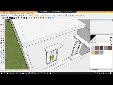 Drawing Environtment of 6x10 m - 3-bedroom house