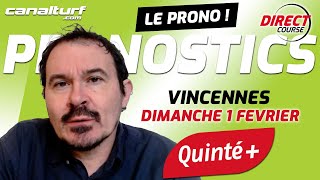 emission video des courses turf pmu du Dimanche 1 février 2026