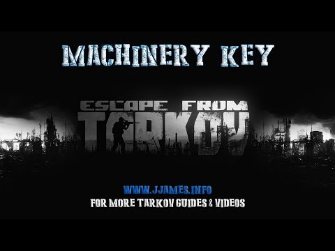Machinery Key ~ Escape From Tarkov ~ Strawbridge420