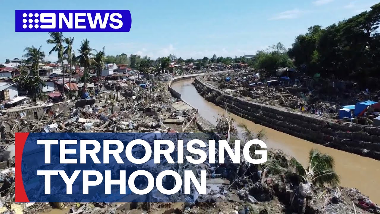 The deadliest natural disaster to hit the Philippines this year | 9 News Australia