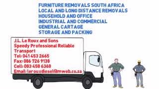 preview picture of video 'Furniture Removals Port Elizabeth Tel 041 453 2665 Now'