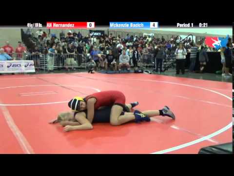 FILA Cadet 49 kg / 108 lbs. - Ali Hernandez vs. Mckenzie Bacich