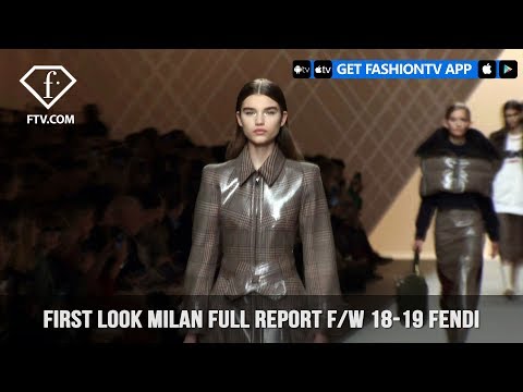 Kaia Gerber Fendi Milan Fashion Week Fall/Winter 2018-19 | FashionTV | FTV