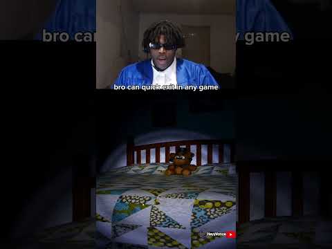 bro can leave quick in any game 😂 (Twitch: HeyyVance) #fnaf #gaming #viral #shorts #funny
