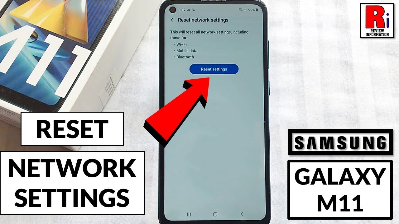 How to Reset Network Settings in Samsung Galaxy M11