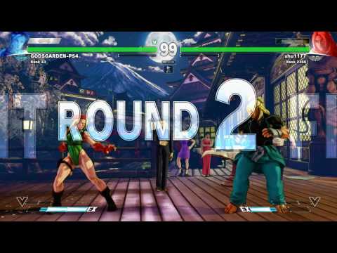 SFV~ Cammy (GODSGARDEN-PS4) vs. Ken (shu1177) HD 2
