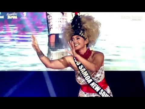 Miss Samoa Pageant Siva Samoa Category Moemoana Safa'ato'a Schwenke