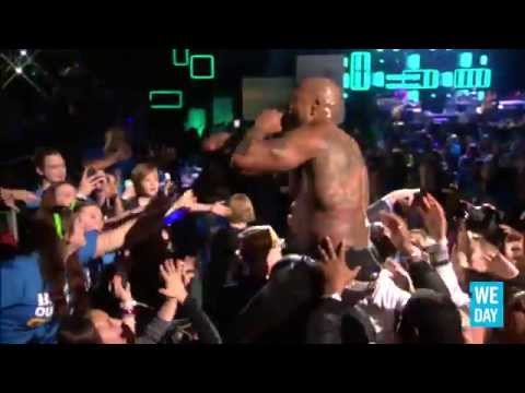 Flo Rida performs "Club Can't Handle Me" at We Day Seattle
