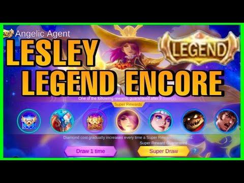LESLEY LEGEND SKIN ENCORE IS HERE! | ANGELIC AGENT | MOBILE LEGENDS