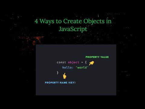 4 Ways To Create Objects In Javascript
