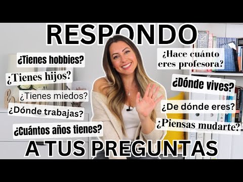 Más de 340 Preguntas de CONVERSACIÓN en español | Answering ALL your Personal Questions