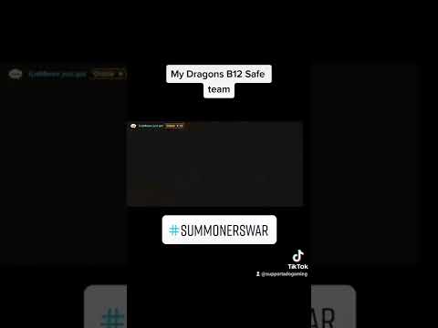 Dragons B12 #DB12 #summonerswar Safe Team 100%clear
