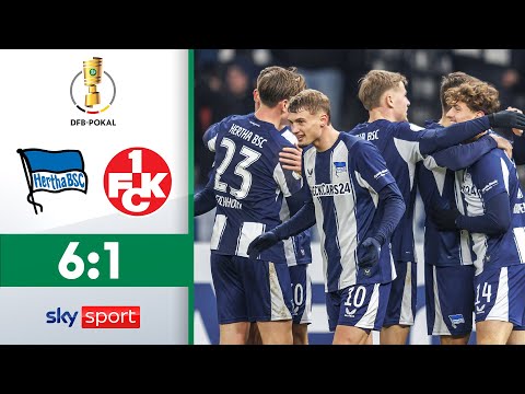 16-jähriges Wunderkind und Hertha demütigen Lautern | Hertha BSC - 1. FC Kaiserslautern | DFB Pokal