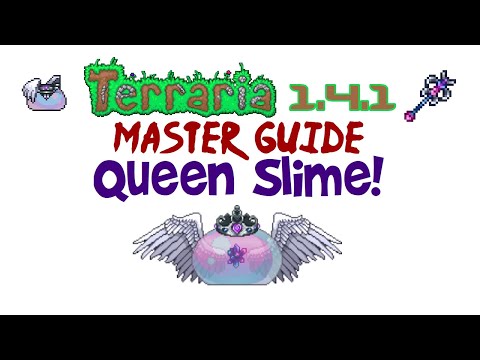 How To Summon And Defeat The Queen Slime Boss In Terraria